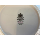 Paragon By Appointment To The Queen England Romance 6.25" Saucer Black Stamp