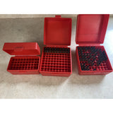 MTM Case-Guard TWO RS-100 & ONE RS-50  Small Caliber Rifle Ammo  Hardcases