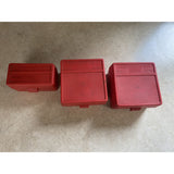 MTM Case-Guard TWO RS-100 & ONE RS-50  Small Caliber Rifle Ammo  Hardcases