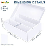 Leyzan Trading Card Storage Box 2400 Count Cardboard Organizer with Dividers