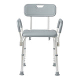 Medline Shower Chair with Back and Armrests NEW