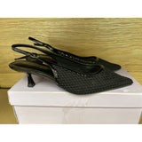 MADDEN GIRL WOMENS 9 VAILL PUMP Black Mesh NWB