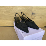 MADDEN GIRL WOMENS 9 VAILL PUMP Black Mesh NWB