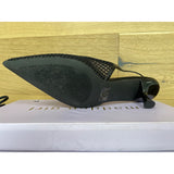 MADDEN GIRL WOMENS 9 VAILL PUMP Black Mesh NWB