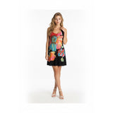 Libra Women's A-Line Dress Floral XS Poly Spandex