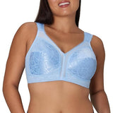 Playtex 4693 Womens 18 Hour Original Comfort Strap Bra Size Blue Zen