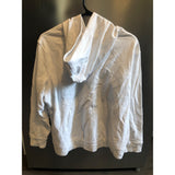 GAP Light Fleece Hooded Sweatshirt Youth Large-XL Cotton/Poly White
