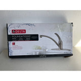 Delta Faucet B1310LF-SS Foundations Core-B Single Handle Kitchen Faucet, Stainless