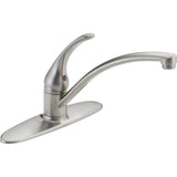 Delta Faucet B1310LF-SS Foundations Core-B Single Handle Kitchen Faucet, Stainless