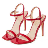 Elisabet Tang Women's High Heeled Sandals 4 Inch Strappy Sling Back Stiletto SIZE 8