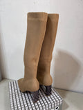 NEWBELLA Women's 8 Knee High Stretch Fit Boots with Block Heels NEW