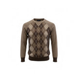 Old Navy Men's Beige / Tan Brown Long Sleeve Sweater Size Small Cotton
