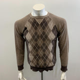 Old Navy Men's Beige / Tan Brown Long Sleeve Sweater Size Small Cotton