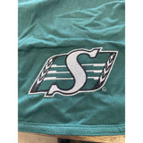 CFL Saskatchewan Roughriders Cotton Lycra Hooded Dog Shirt XXL NEW