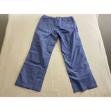 Wonderwink Women's Cargo Style Scrub Pants Size LP Blue Elastic Drawstring Waist NEW