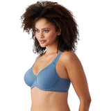 Wacoal 853192-454 Womens Basic Beauty T-Shirt Bra Coronet Blue