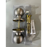 Weiser Regina Satin Nickel Door Knob, Interior Door Handles/Passage Knob