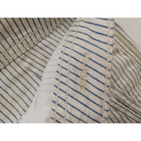 American Eagle High Rise Shorts Women's Size 6 Blue White Striped Belted Cotton