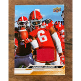 2024 Upper Deck CFL Game Jersey Demerio Houston 28 Calgary Stampeders