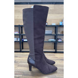 LIFESTRIDE GRACIE HIGH HEEL KNEE BOOT Women's 7M-WC Brown NEW