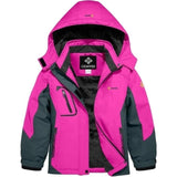 GEMYSE Girls Waterproof Ski Jacket with Hood Size: 10/12