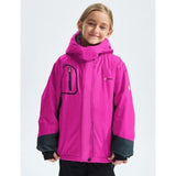 GEMYSE Girls Waterproof Ski Jacket with Hood Size: 10/12