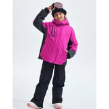 GEMYSE Girls Waterproof Ski Jacket with Hood Size: 10/12