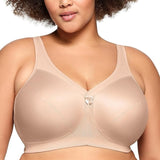 Glamorise 1005 MagicLift Active Support Bra Wire Free Cafe