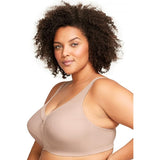 Glamorise 1005 MagicLift Active Support Bra Wire Free Cafe