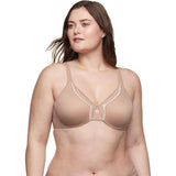 Olga 35912 Womens Butterfly Effect Minimizer Bra Toasted Almond Size 42DD NWOT