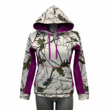 Trailcrest Hoodie Sweatshirt Women's small Camo Purple Polyester