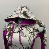 Trailcrest Hoodie Sweatshirt Women's small Camo Purple Polyester