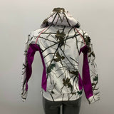 Trailcrest Hoodie Sweatshirt Women's small Camo Purple Polyester