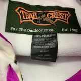 Trailcrest Hoodie Sweatshirt Women's small Camo Purple Polyester