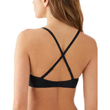 B. Tempt'd by Wacoal 958287 B. Wow'd Push-up Bra 32A Black/Leopard liner NWT