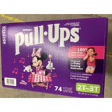 PULL-UPS GIRLS LEARNING DESIGNS DIAPERS 2T-3T 74CT