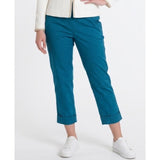 Renuar Women's 4 Pull On Capri Pants Blue Rayon/Nylon/Spandex