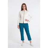 Renuar Women's 4 Pull On Capri Pants Blue Rayon/Nylon/Spandex