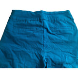 Renuar Women's 4 Pull On Capri Pants Blue Rayon/Nylon/Spandex