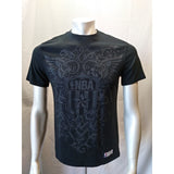 NBA Elevation Tee Men's Small Black Short Sleeve Graphic Crew Neck T Shirt
