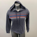 American Eagle Cropped Hoodie Women's Small Gray Amazingly Soft Cotton Blend
