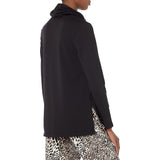 Natori Cocoon Q75083 French Terry Lounge Top in Black Size X-Small NWT