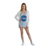 The Print Shop Women's Grey NASA Space Themed Tank Top Size Medium Polyester Blend