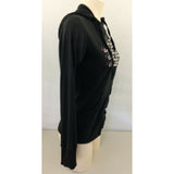 Denim & Blues Women's Canadian Flag Spell Out Long Sleeve Hooded Jacket Size M