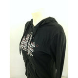 Denim & Blues Women's Canadian Flag Spell Out Long Sleeve Hooded Jacket Size M