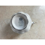 Paragon Bone Vintage China Tea Cup & Saucer  "First Love" Pattern w/Silver Trim