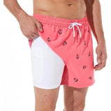 BRISIRA MENS SWIM TRUNKS 5" INSEAM QUICK DRY Men's 28 NWT