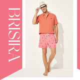 BRISIRA MENS SWIM TRUNKS 5" INSEAM QUICK DRY Men's 28 NWT