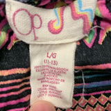 Ocean Pacific Speghetti Strap Top Women's Size Large Multicolor Patterned Cotton Top