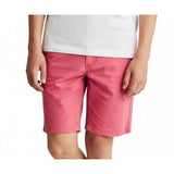 H&M Men's Khaki Flat Front Shorts Size 36R Cotton Pink High Rise